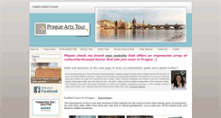 Desktop Screenshot of pragueartstour.com